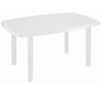 Tavolo rettangolare faro in resina bianco faro per esterno interno