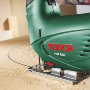 Bosch Home and Garden 06033A0700 PST 650 Compact Easy Seghetto Alternativo, 500 W, Nero/Verde65 mm