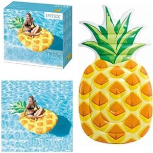 Materassino gonfiabile per adulti forma di ananas kit di riparazione incluso