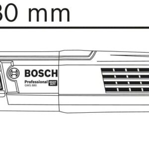 Bosch Professional Smerigliatrice Angolare 880W Gws 880, 125 mm