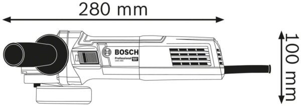 Bosch Professional Smerigliatrice Angolare 880W Gws 880, 125 mm