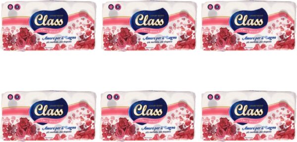 6 confezioni 48 maxi rotoli carta igienica Class 3 veli lunga durata morbida e resistente in pura cellulosa per porta rotolo pelli sensibili bagno luxury brand