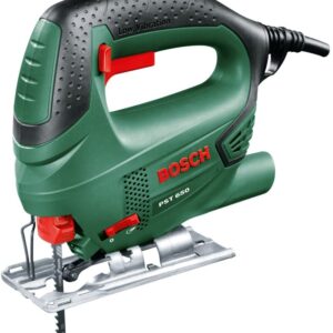 Bosch Home and Garden 06033A0700 PST 650 Compact Easy Seghetto Alternativo, 500 W, Nero/Verde65 mm