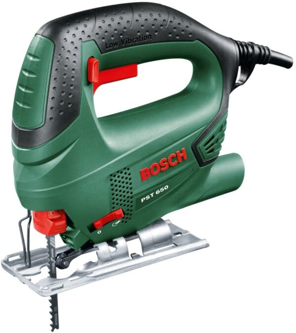 Bosch Home and Garden 06033A0700 PST 650 Compact Easy Seghetto Alternativo, 500 W, Nero/Verde65 mm