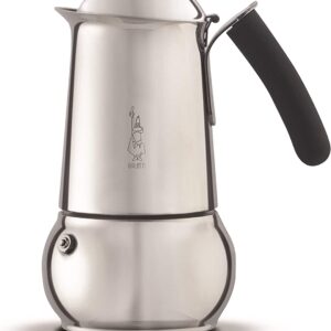 Caffettiera moka macchinetta per preparare il caffè Bialetti Class in acciaio grigio capacità 2 tazze