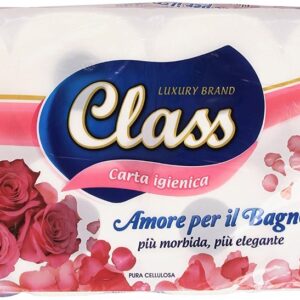 6 confezioni 48 maxi rotoli carta igienica Class 3 veli lunga durata morbida e resistente in pura cellulosa per porta rotolo pelli sensibili bagno luxury brand