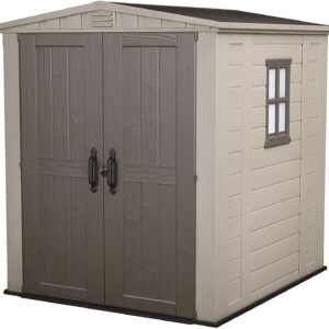 Keter Casetta da Giardino Factor 6x6, Beige, 6 x 6 Feet