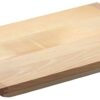 Tavola rettangolare per ammassare la pasta in legno di faggio con blocco per tavolo da cucina 100x60 cm