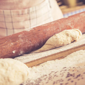 Mattarello per pasta in legno di faggio naturale