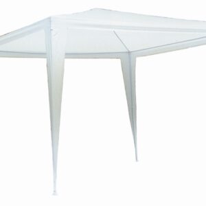 Gazebo in metallo metri 3x3 telo bianco